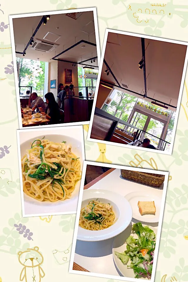 Snapdishの料理写真:パスタランチ🌿🍴|まみりんごさん