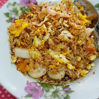 Snapdishの料理写真:mama shrimp friedrice|Fai Watcharaさん