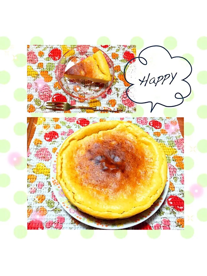 ともさんの(^ ^)酒粕で簡単チーズケーキ🍰✨本当にチーズの味がする〜🙌🏻🎵|nacchan♪さん