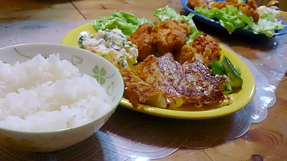 お泊り会の時の晩御飯|ななほさん