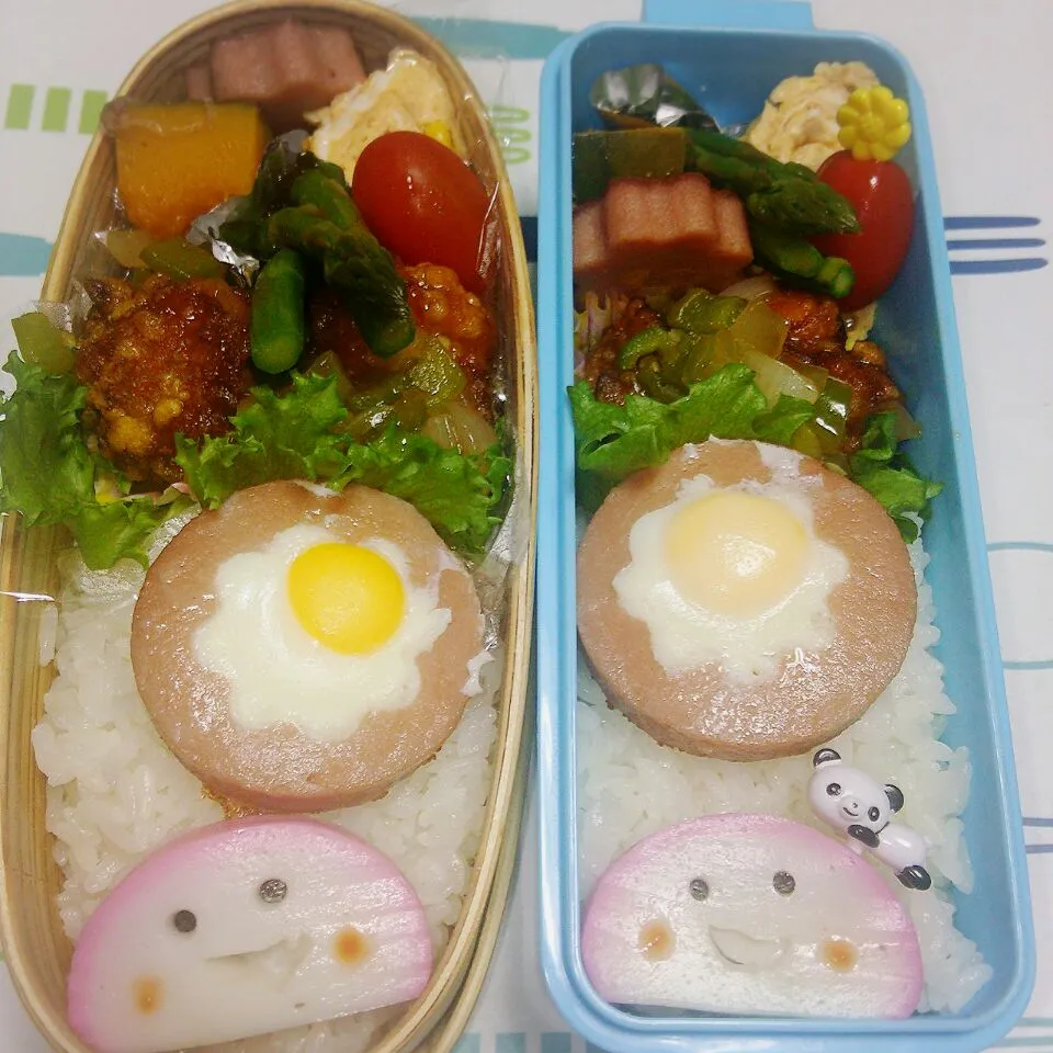 Snapdishの料理写真:6月12日(金)　高校生女子＆オレ弁当|クッキングおやぢさん