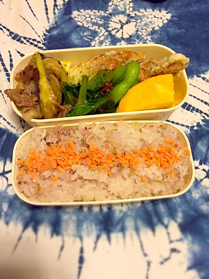 今日の自分お弁当(｡･ω･｡)ﾉ🎵|さくたえさん