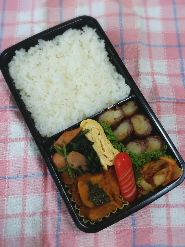 Snapdishの料理写真:2015.6.12 男子高校生弁当|yukiさん