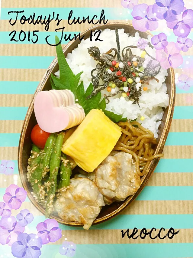 Snapdishの料理写真:お弁当2015/JUNE/12|neoccoさん