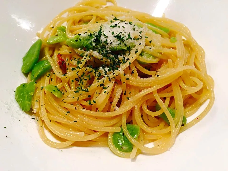 そら豆とチーズ♪|tku🍅🍝🍜🍝🍜🍝🍅さん