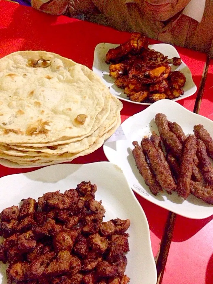 Chapati chicken|evangeline ashfaqさん