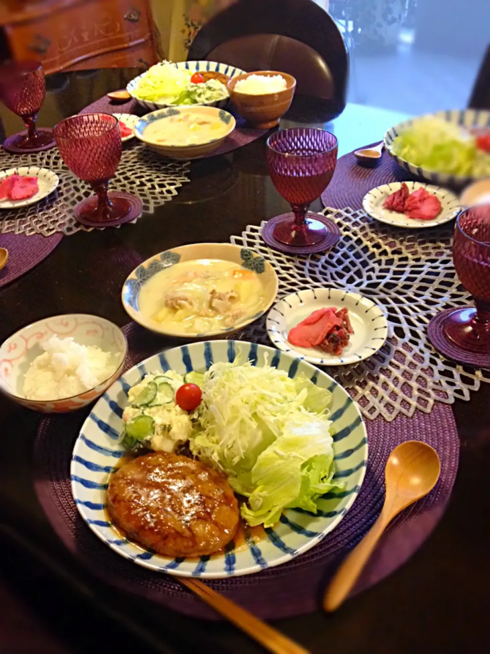 晩ご飯^o^|青い空さん