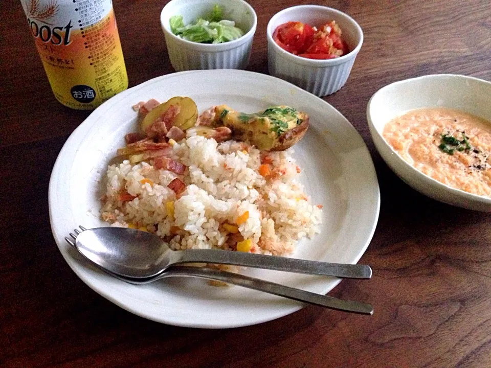 Snapdishの料理写真:今日の夕ご飯|河野真希さん