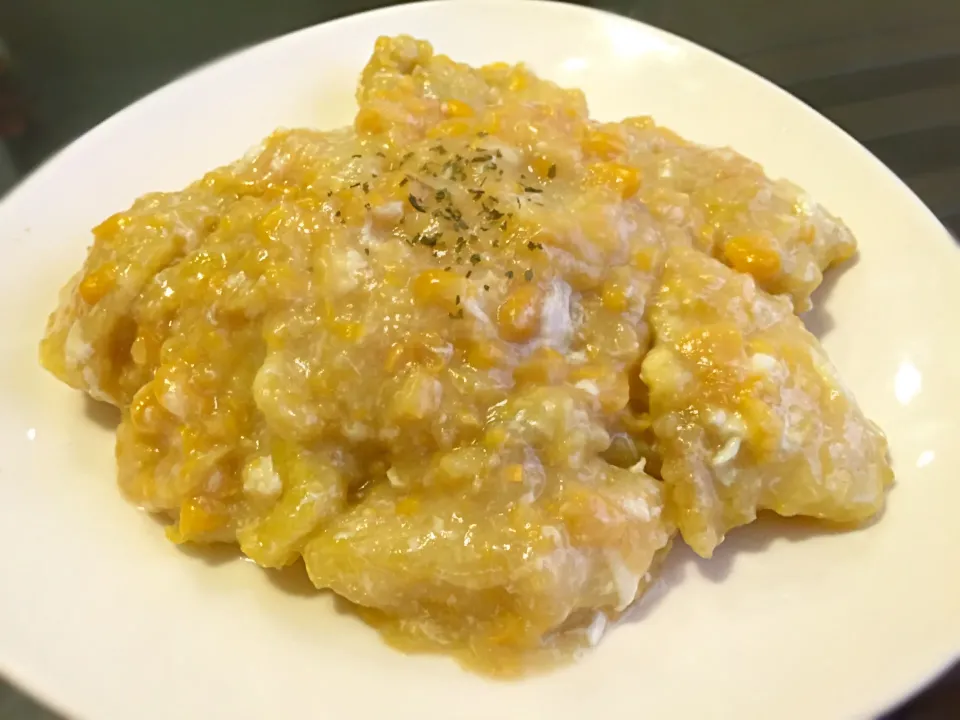 Filet of fish with creamy corn|Angelaさん