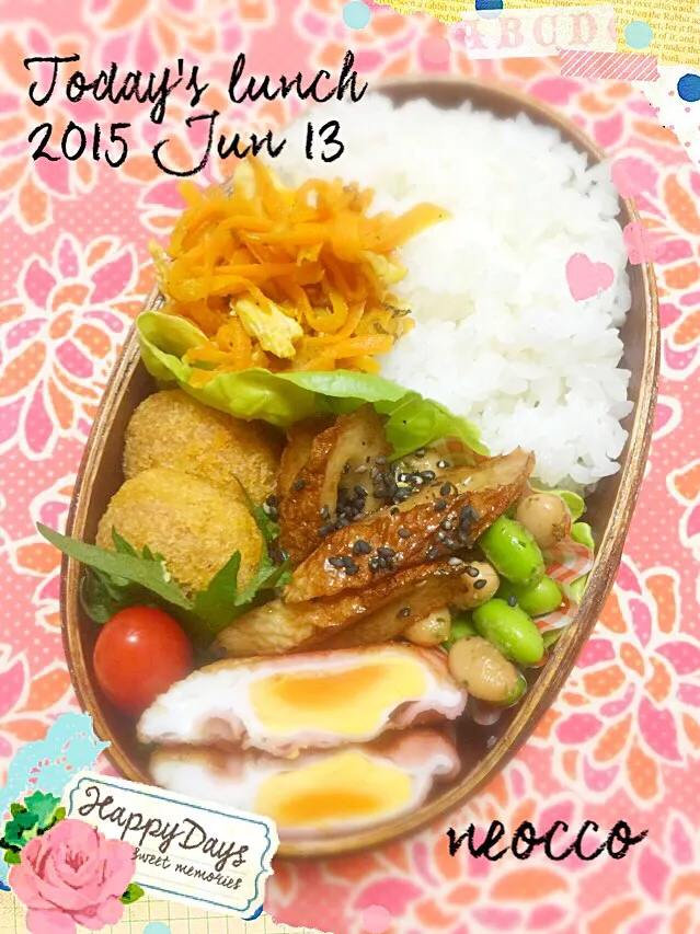 お弁当2015/JUNE/13＊＊ちくわのピリ甘辛炒め|neoccoさん