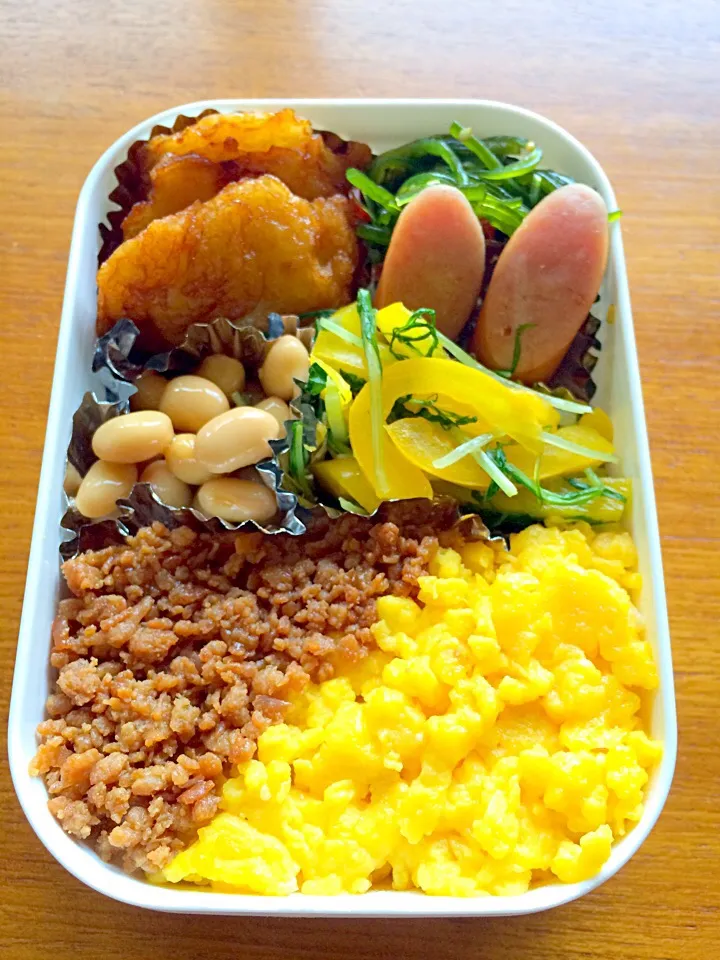 Snapdishの料理写真:本日のお弁当〜(^O^)|Manami Akitaさん