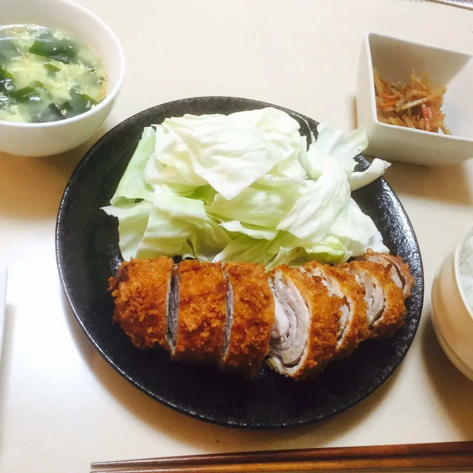 Snapdishの料理写真:とんかつ|miiiさん