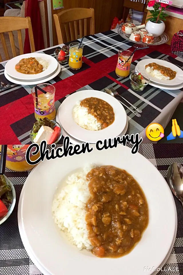 Chicken curry for the kids lunch break from the group study (*^_^*)|Babyluv Cabrera Ocampoさん