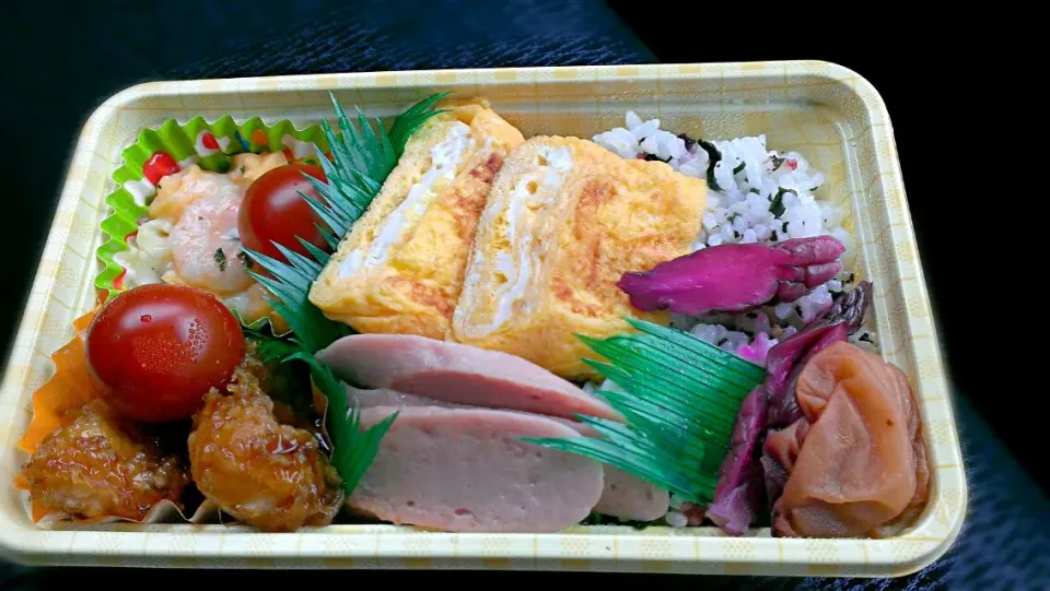 Snapdishの料理写真:RUNの後(^-^)/弁当！|masa2014さん