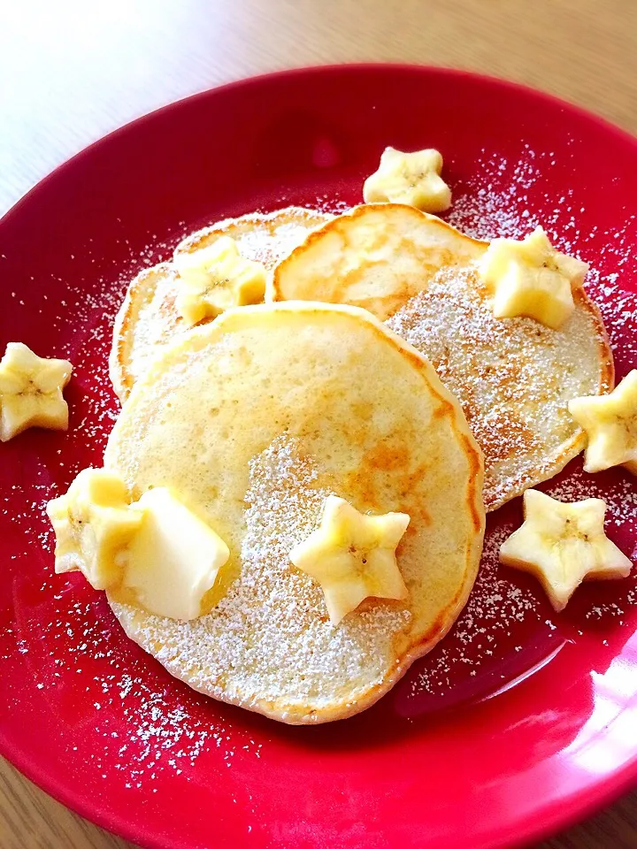 卵なしのお豆腐パンケーキで朝ごはん☆|acoyaさん