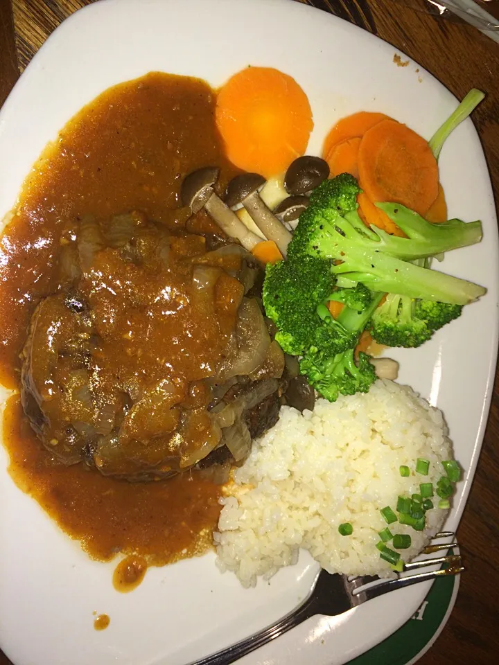 Outback restaurant hamburger steak|aida arafatさん