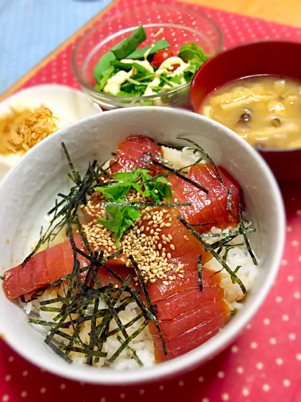 マグロの漬け丼|ゆきさん