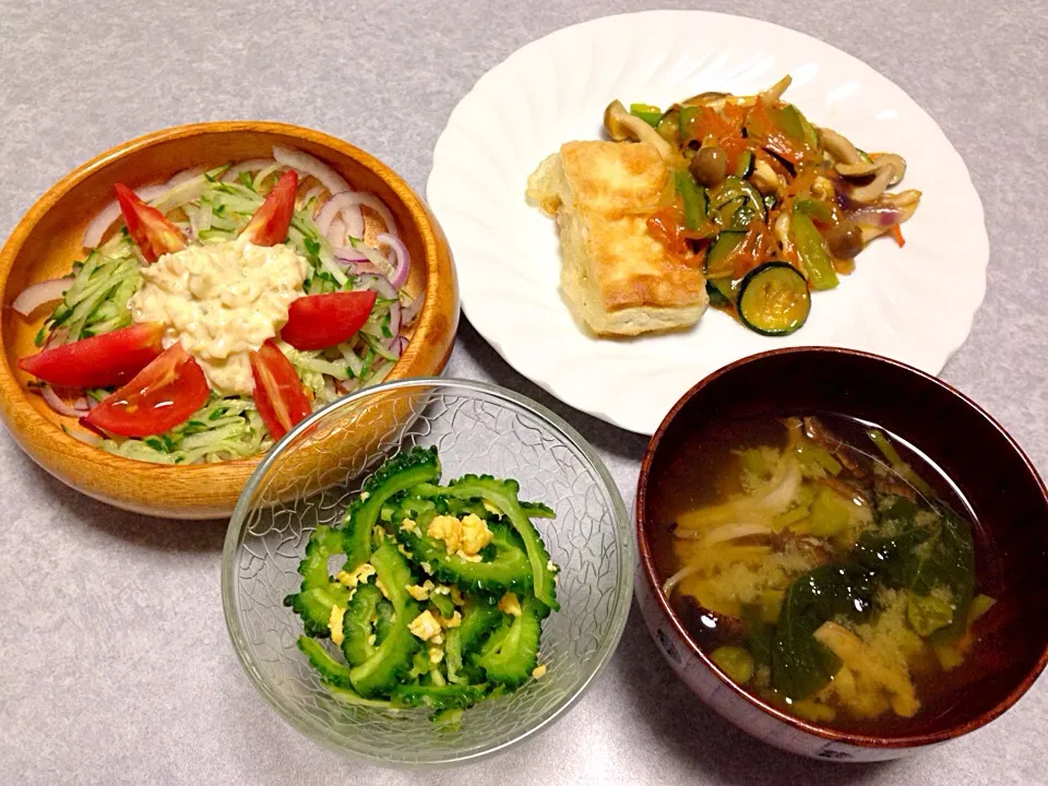 Snapdishの料理写真:野菜晩ご飯|Orie Uekiさん