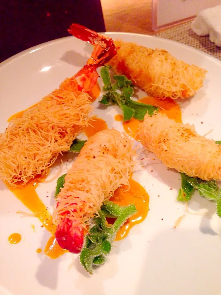 Snapdishの料理写真:shrimp fritt :) エビのフリッター|Tanuさん