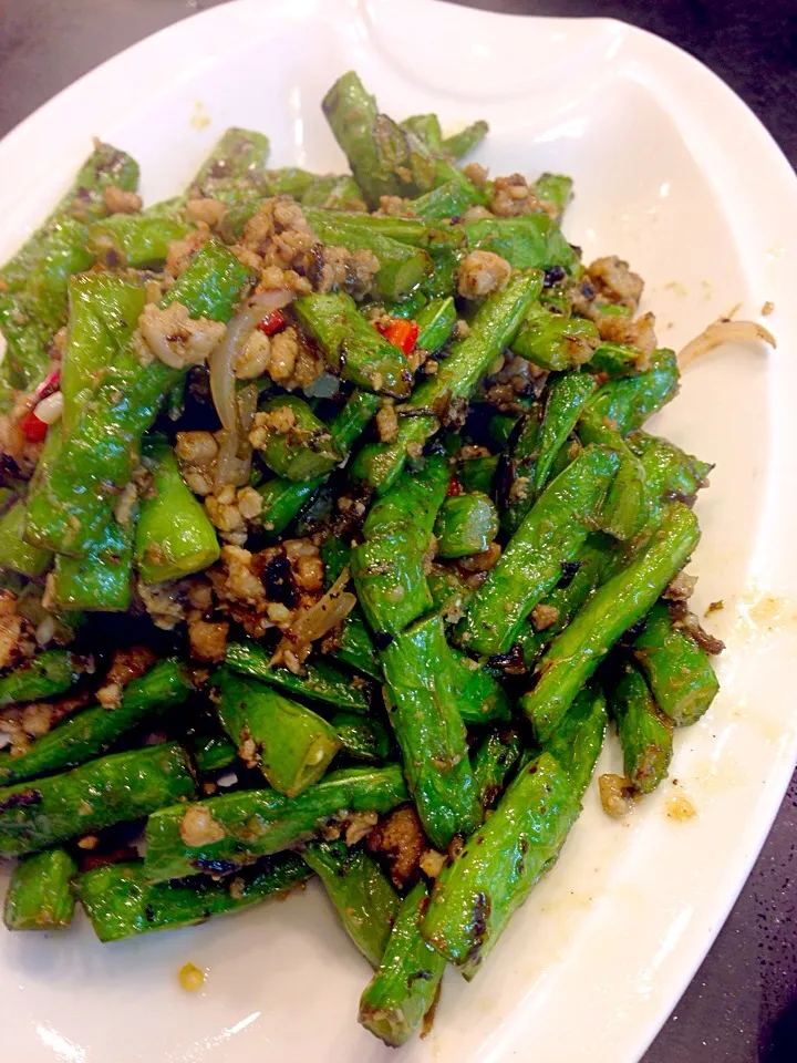 Stir fried French beans, Hongkong|coxiella24さん