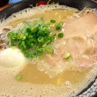 Snapdishの料理写真:味玉ラーメンと明太ご飯|mogiさん