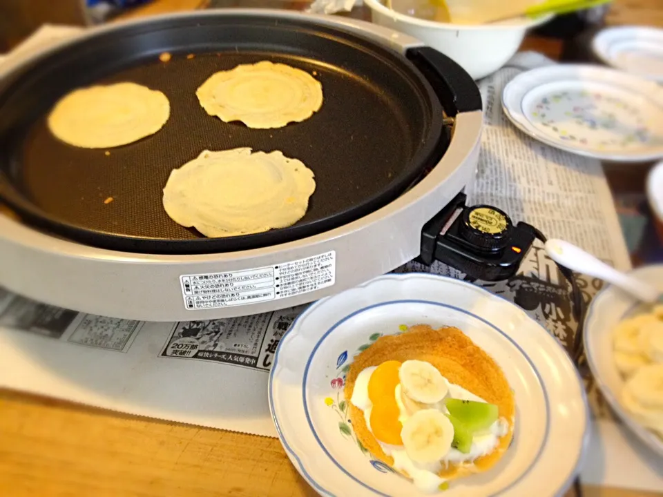 クレープ食べ放題🎉|チビミミさん