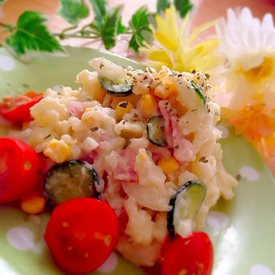 くみさんさんの料理 カルピスを使った、ほの甘ポテトサラダ(o^^o)|ららさん