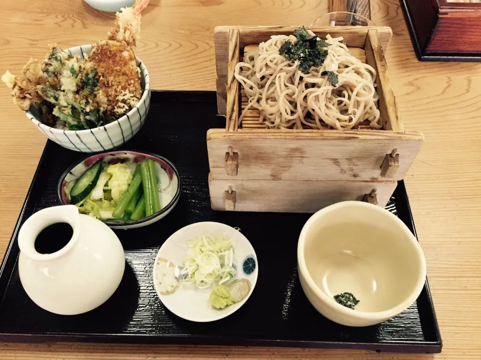 ざるミニ天丼セット|三上 直樹さん