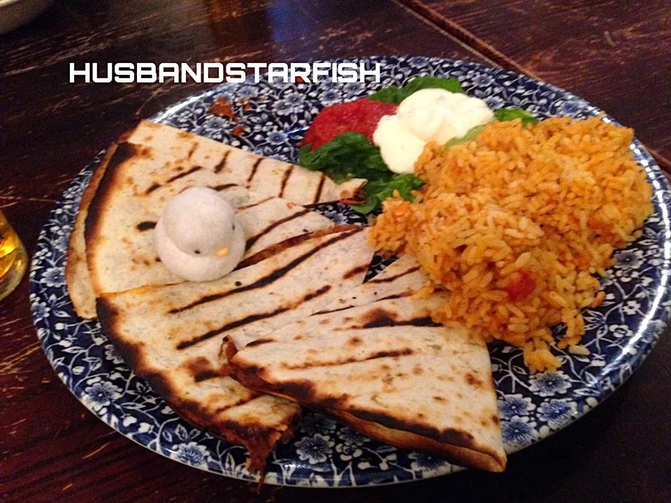 Pork BBQ & cheese Quesadera @ Sir AleRose, Portsmouth UK, June 8th|KazutoEESさん