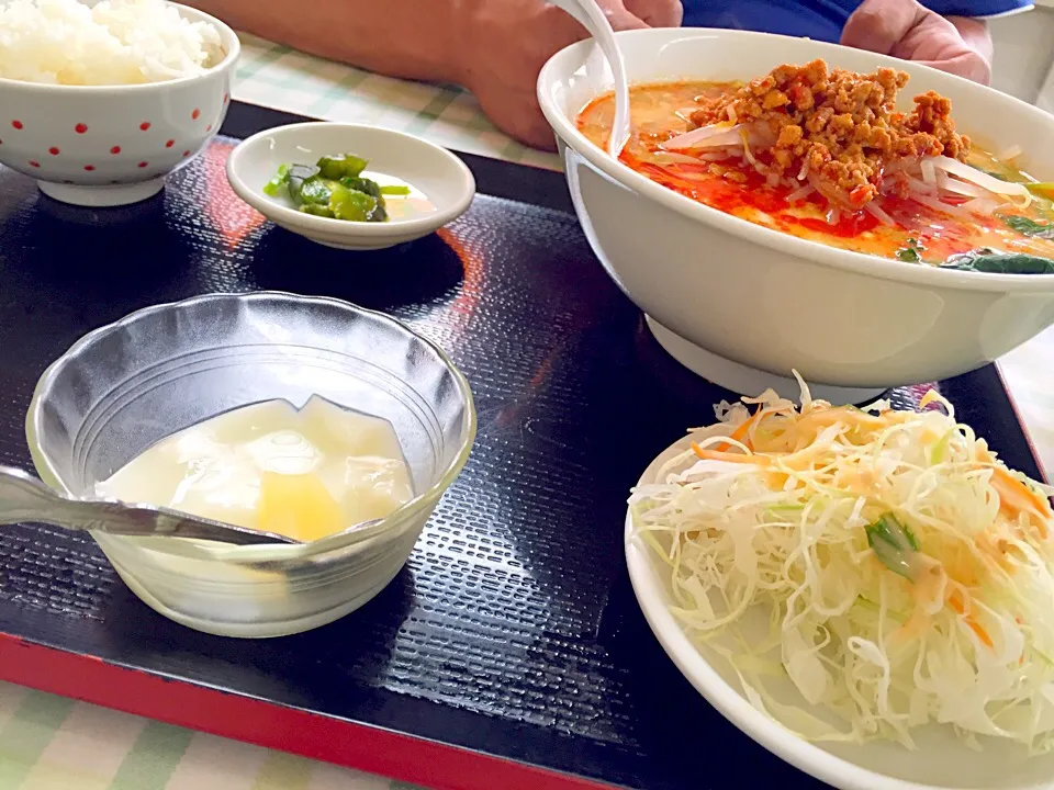 坦々麺定食|MIZUHOさん