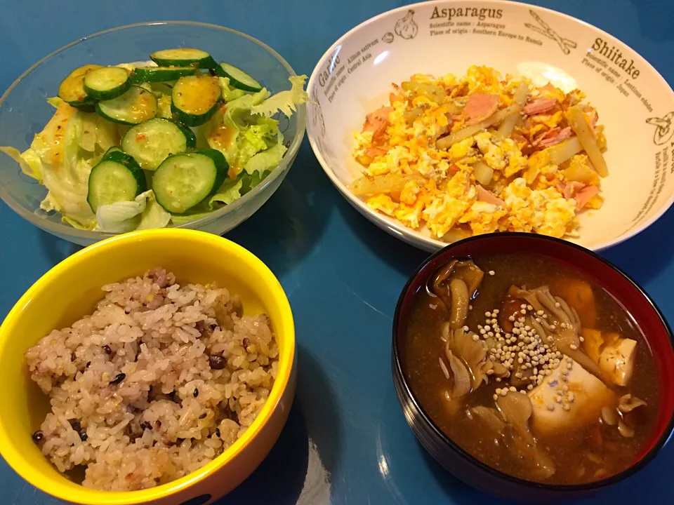 朝トレ後の朝食|なみさん