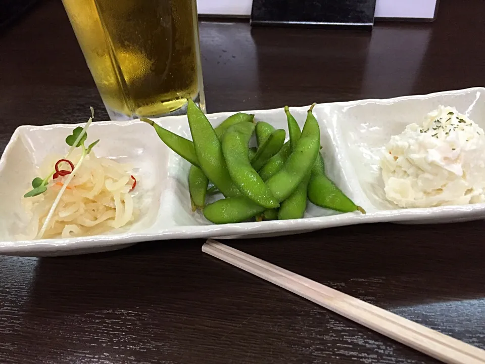 Snapdishの料理写真:ワンコインセット🍺|Kojiさん