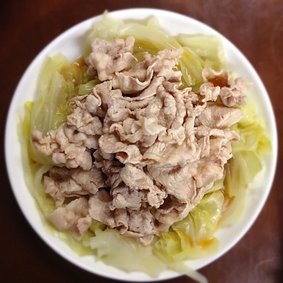 Cold boiled pork with boiled cabbage 豚冷しゃぶと茹でキャベツ|Mama Kathi Dinerさん