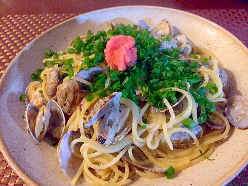 Vongole bianco cod roe pasta❗️たらこdeﾎﾞﾝｺﾞﾚﾋﾞｱﾝｺ by chef hubby|🌈Ami🍻さん