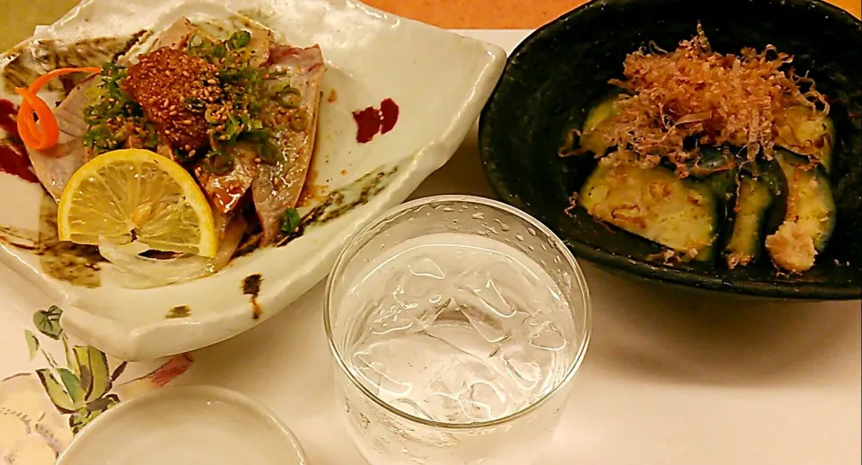 シュフ拒絶…水茄子と鰹のたたきで聖水を浴びる夜🌃|にゃあ（芸名）さん