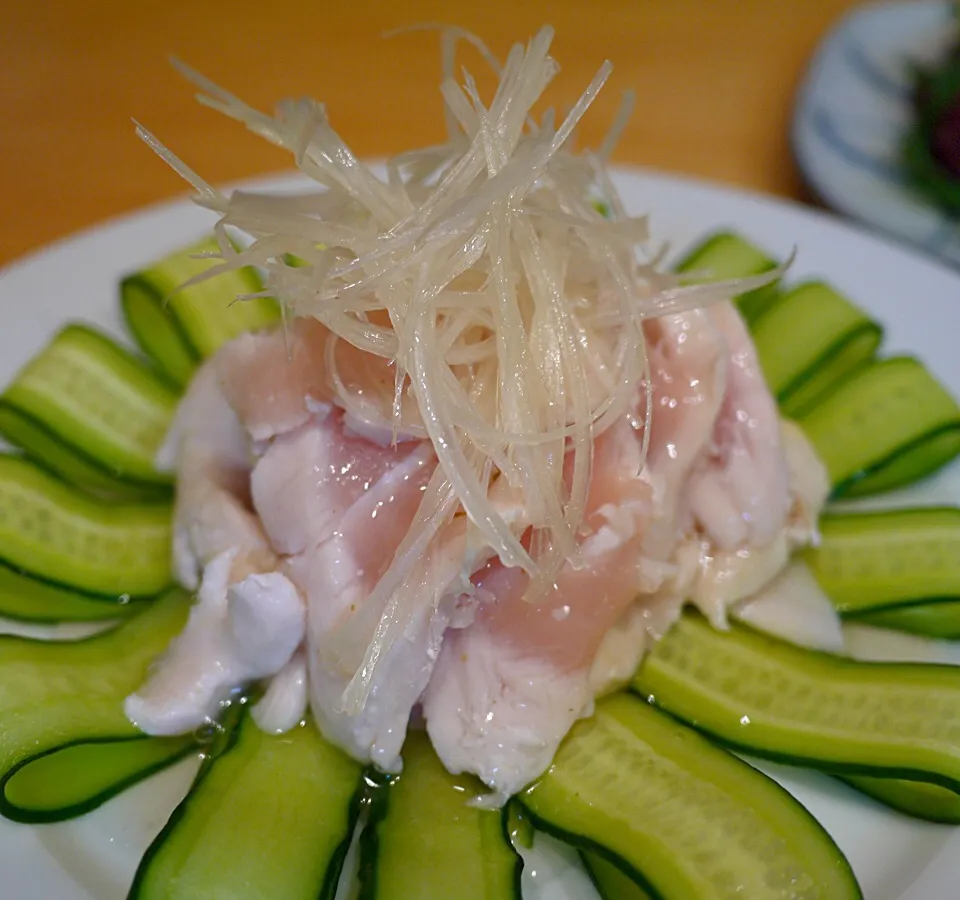 鶏ササミのたたき|沖縄「ピロピロ」ライフさん