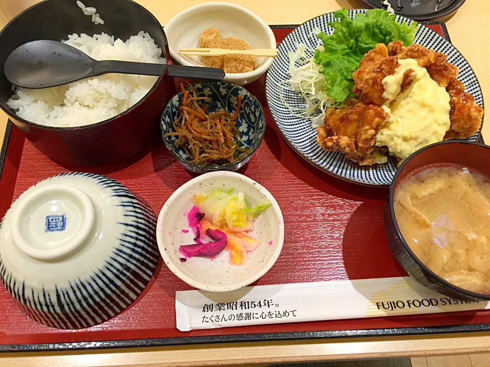 チキン南蛮定食 さち福屋|うえのぶさん