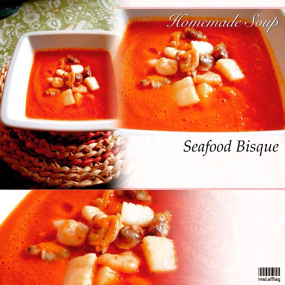 Snapdishの料理写真:Homemade Seafood Bisque|Emanuel Hayashiさん