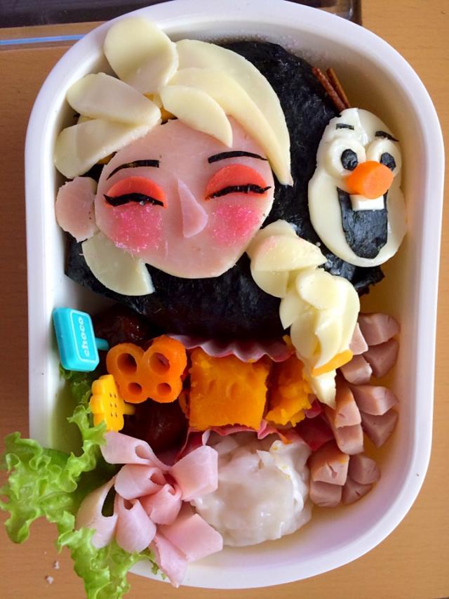 絶品 アナ雪を使ったキャラ弁のレシピ25選 Snapdish スナップディッシュ