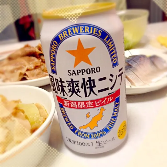 Snapdishの料理写真:新潟限定ビール🍺|もっさんさん