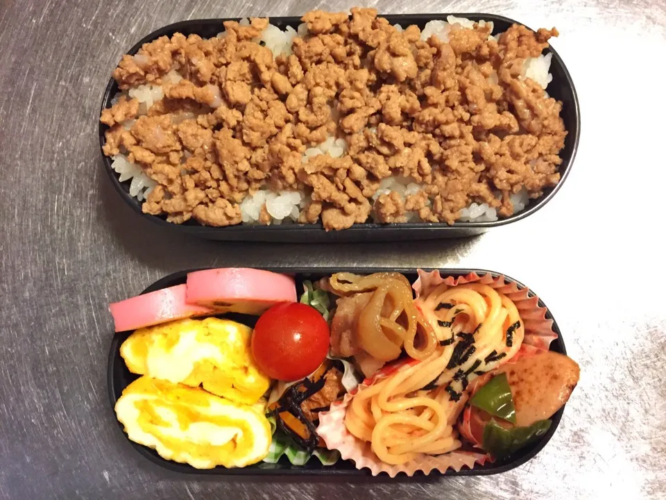 Lunch box ﻿ #お弁当 #簡単 #そぼろ|eriさん