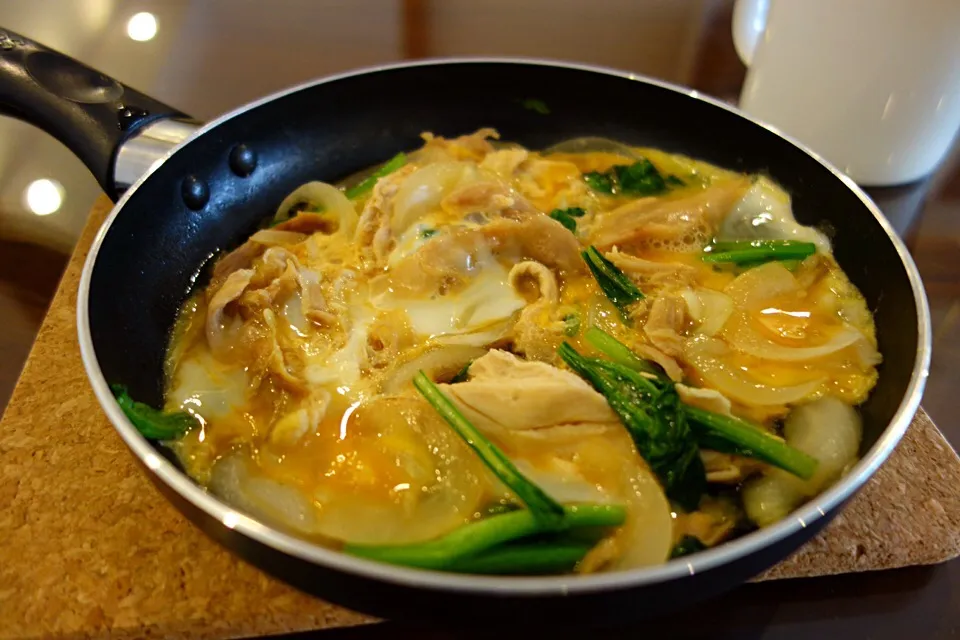 朝から親子丼 !|バジル🌿さん