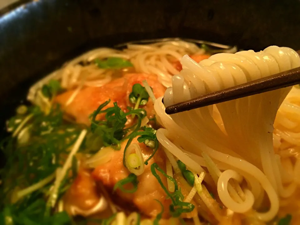 揚げ鶏むね肉のみぞれ和えそうめん6|半田手延べそうめんの店 阿波や壱兆さん