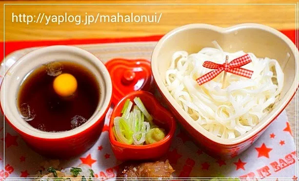 こんにゃくとおからで出来た0糖質麺を使って素麺風に|ひこまるさん