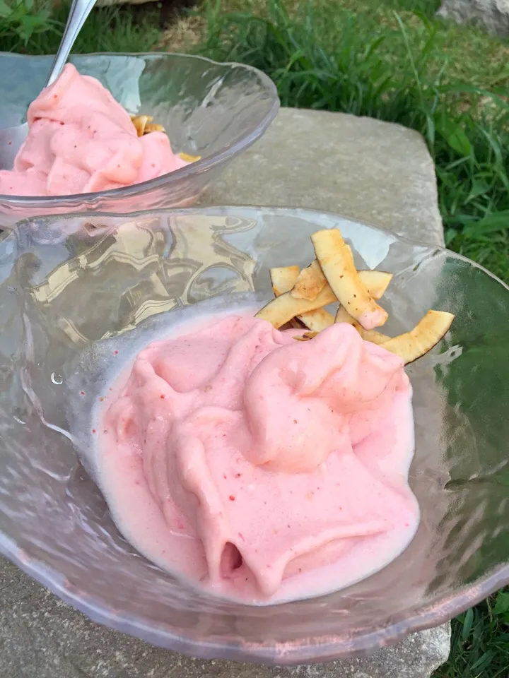 Homemade strawberry Frozen Yogurt|Ritsuko Rogersさん