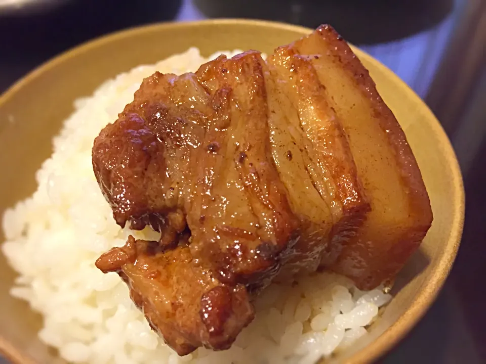 Slow braised pork belly with rice|Angelaさん