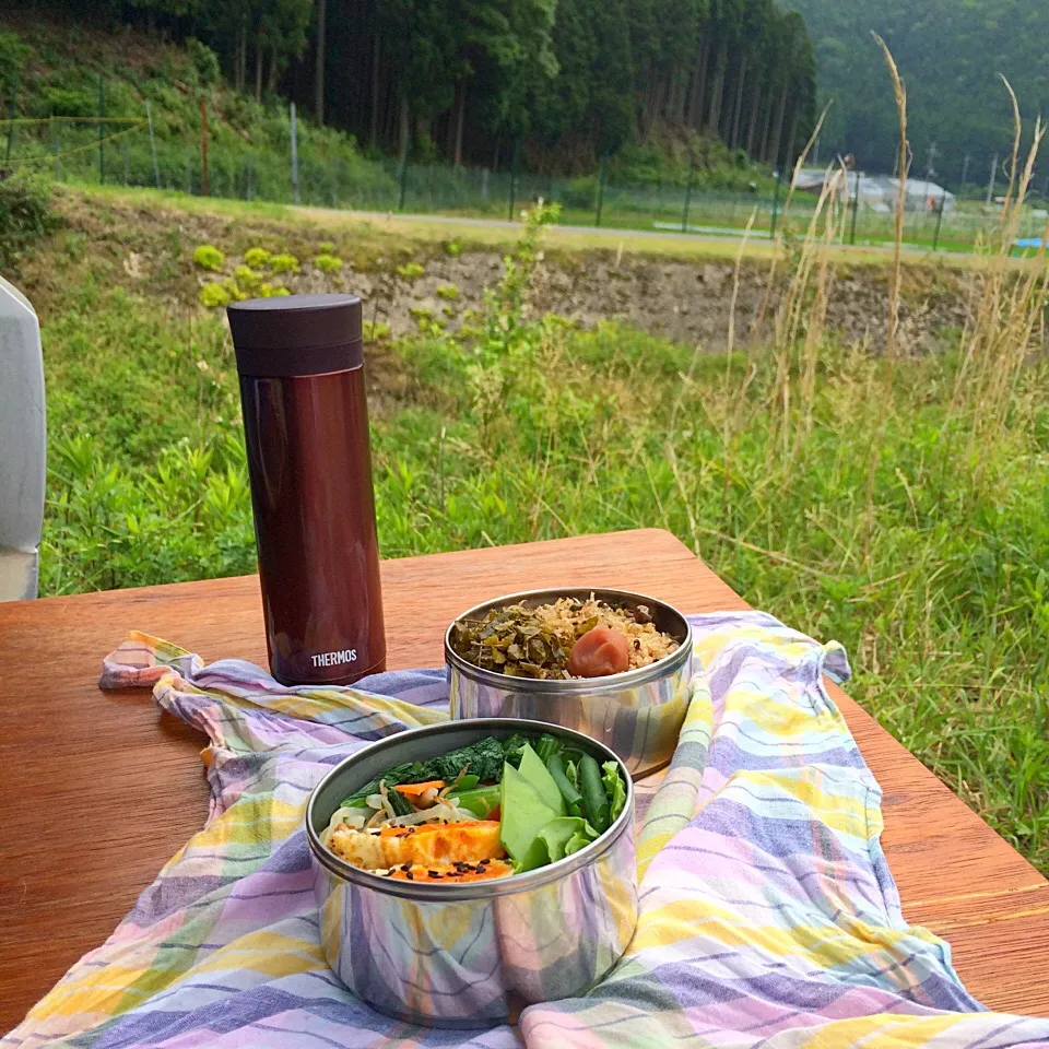 ピクニック・ランチ♬ (▰˘◡˘▰)☝︎|Yoshinobu Nakagawaさん