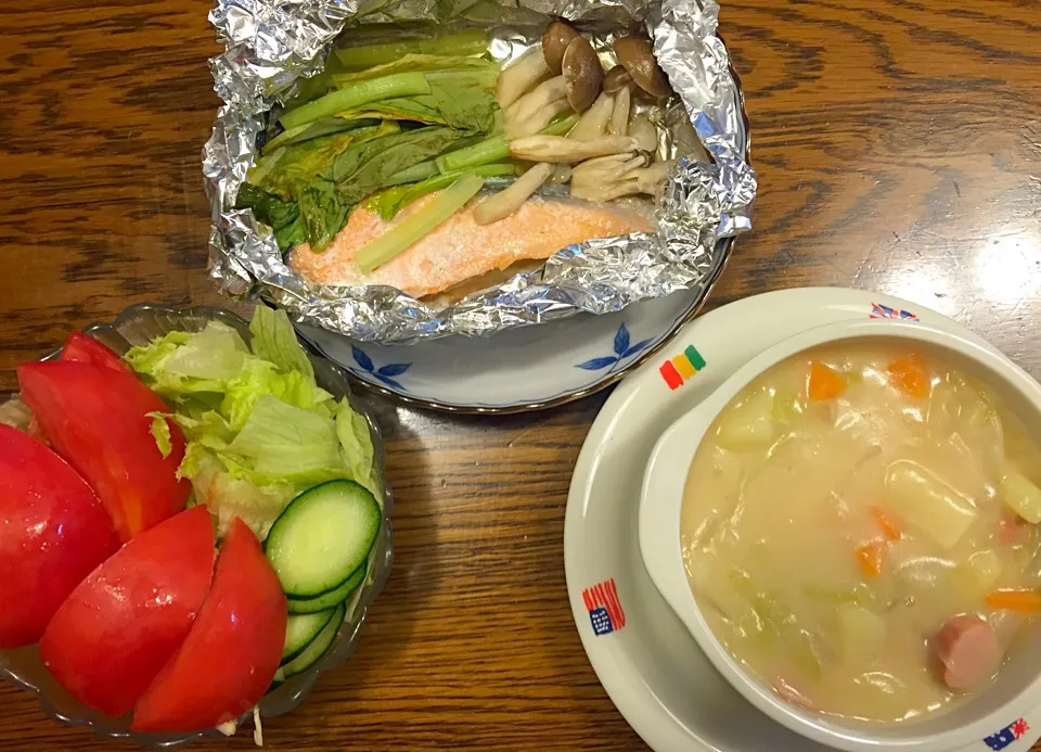 鮭のホイル焼き シチュー|アスカさん