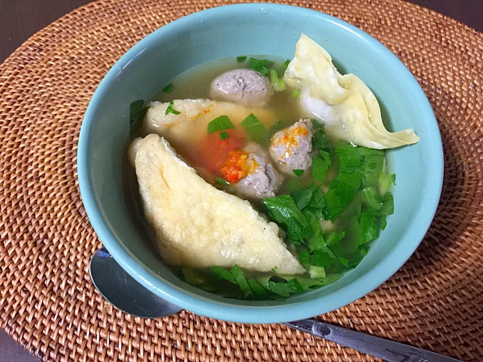 Baso tahu ayam jamur cincang &  meat ball|yeni kartikasariさん