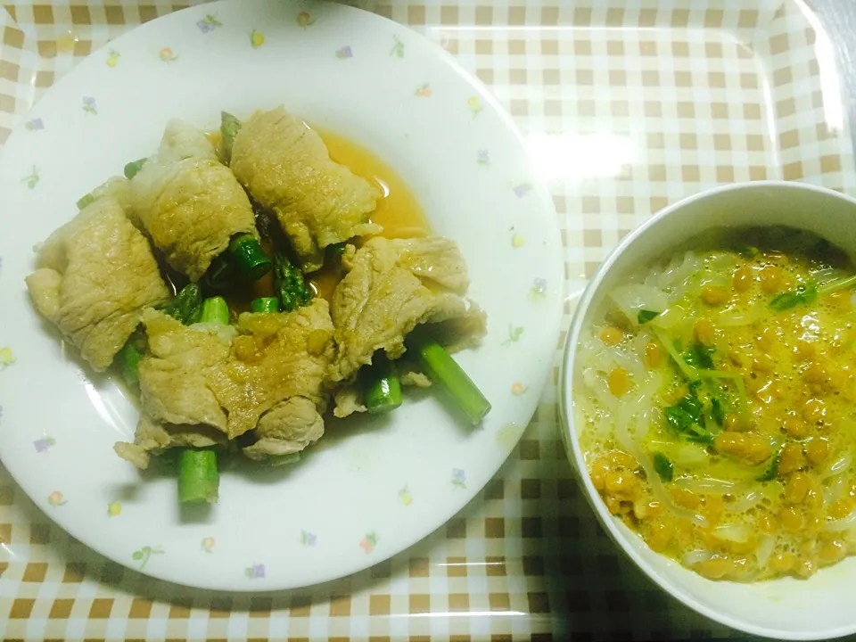 アスパラのゆで肉巻き|sceviさん